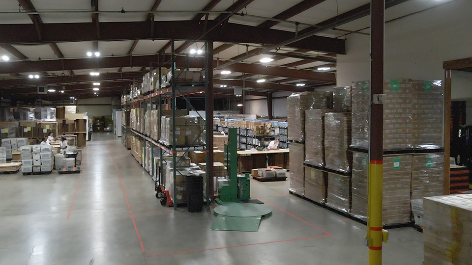 Creative Fulfillment, Inc - a view on inside our warehouse